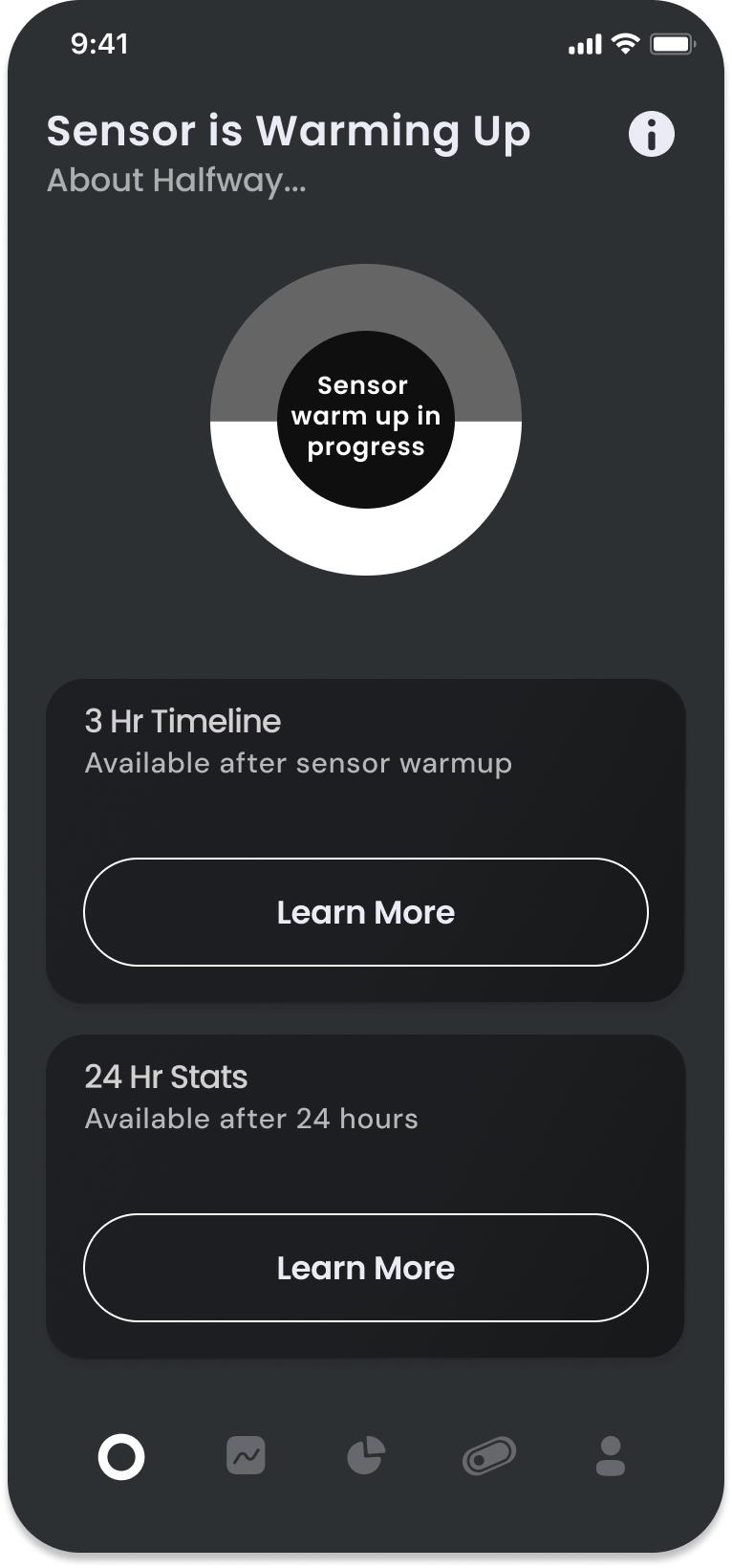 Preparing the sensor for use