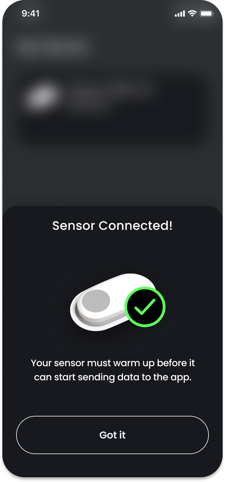 Connected sensor