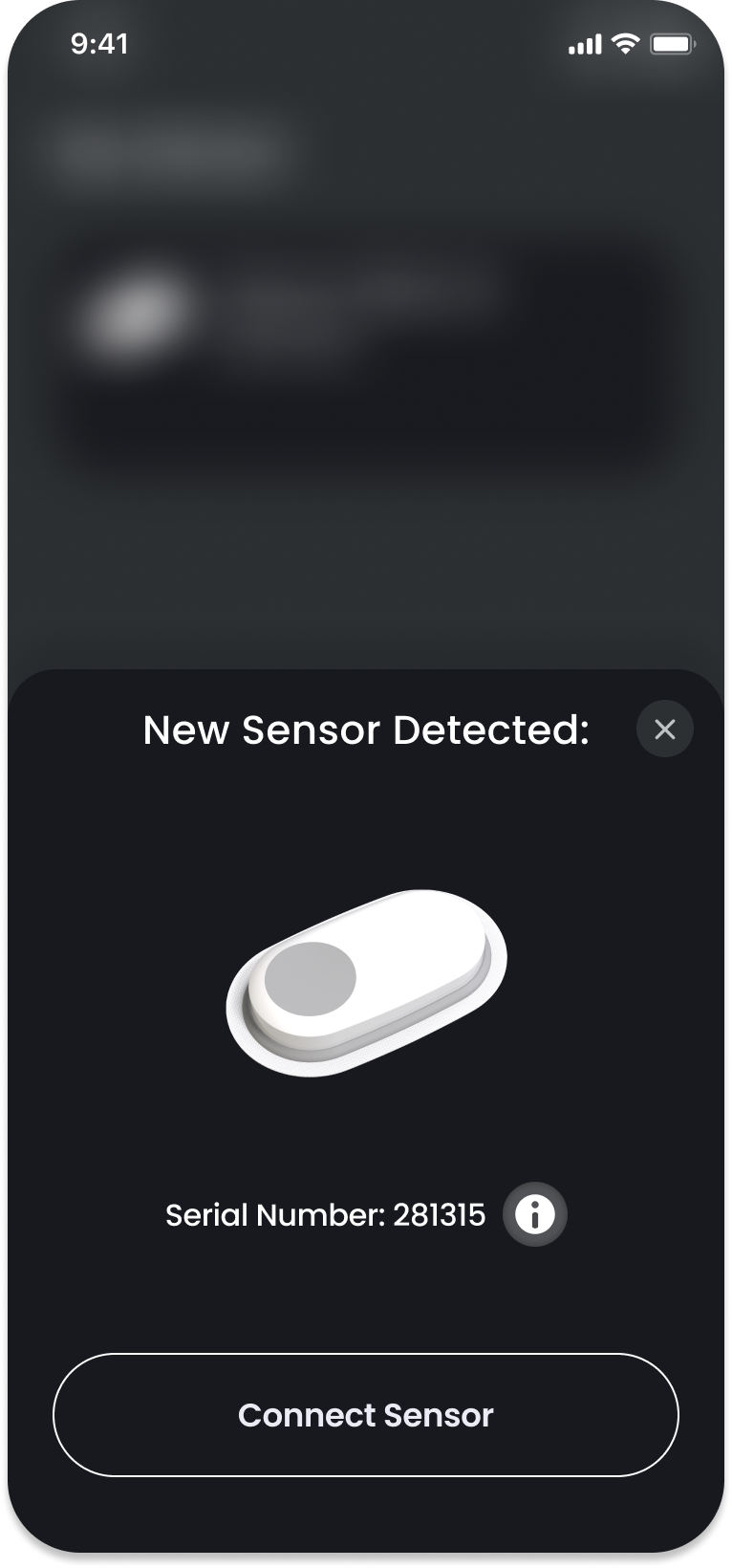 Sensor found